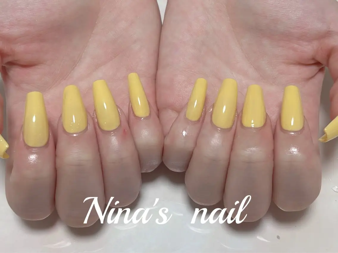 ネイル ワンカラーネイル Nina's nailのネイルデザイン
