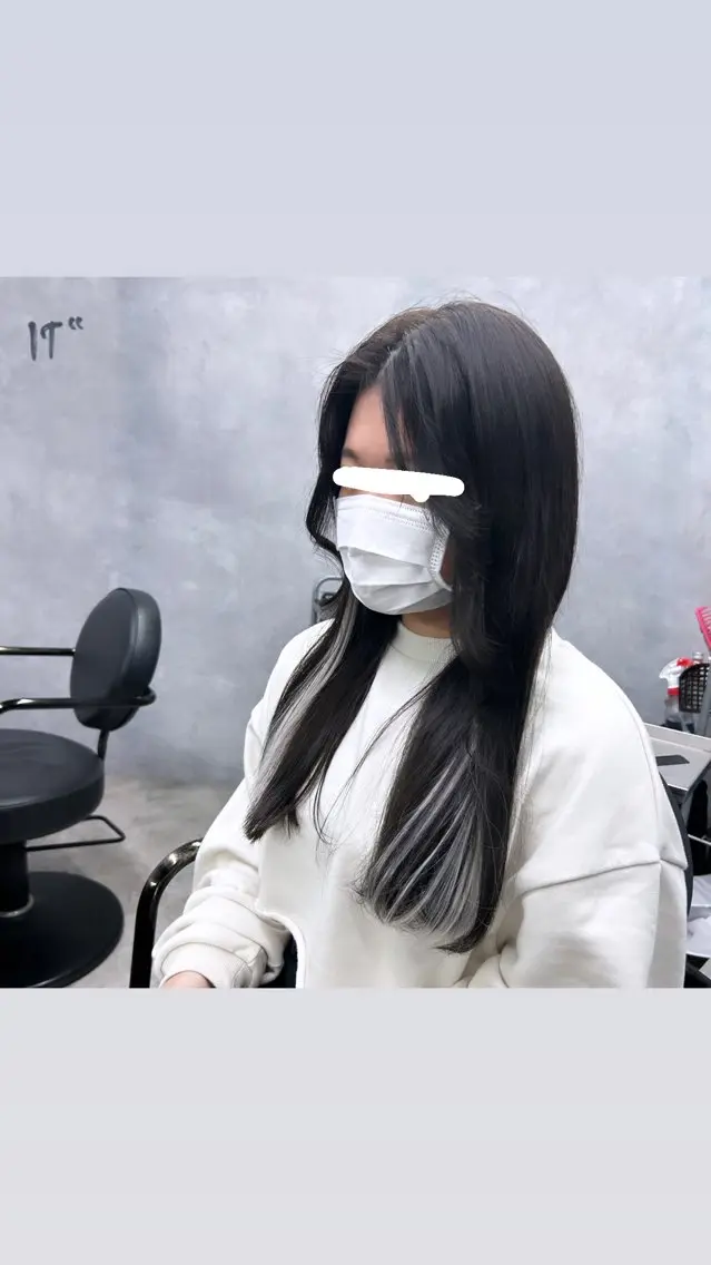 セミロング エクステ 縮毛矯正・髪質改善 特化 出納 直起のヘアスタイル