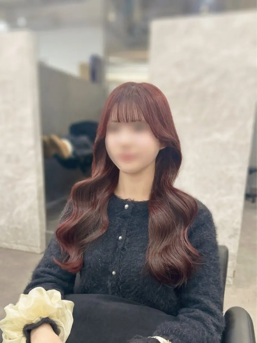 ロング カラー ヘアカラー Core　山下 このはのヘアスタイル