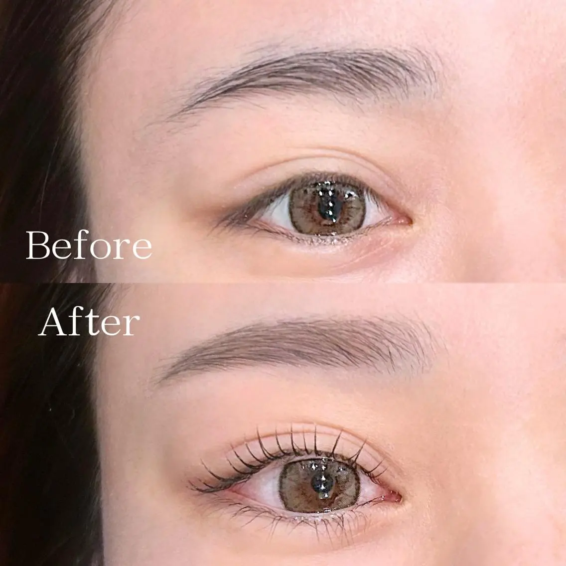 マツエク・マツパ 一重×まつ毛パーマ 骨格似合わせ眉WAX 眉まつ毛専門/あすみの眉毛・アイブロウイメージ