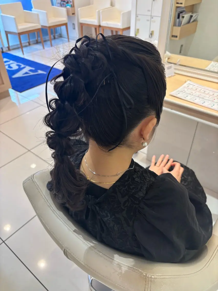 ヘアアレンジ ヘアセット 宮永 璃沙のヘアスタイル