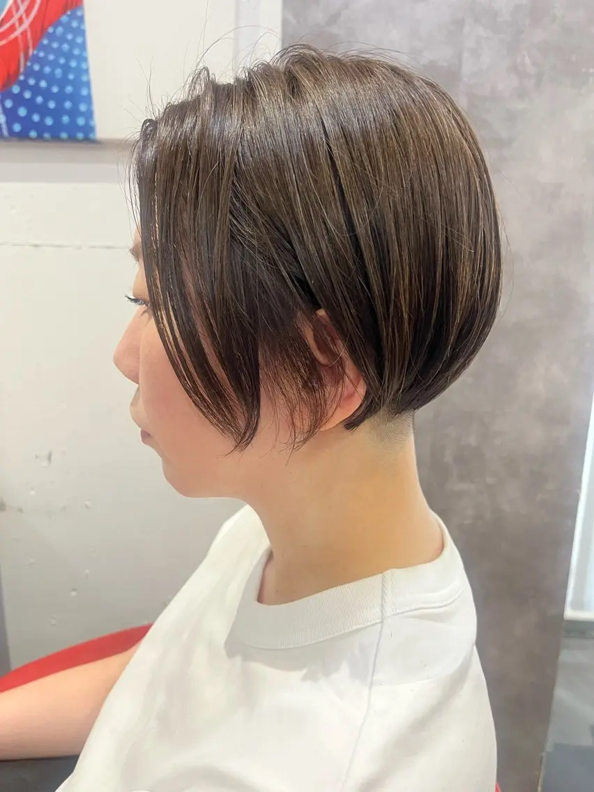 ショート カット ヘアカラー 駅チカ【ali'i】 アリイ花崎友美☘のヘアスタイル