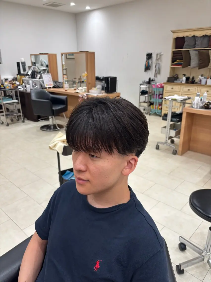メンズ マッシュ シースルーマッシュ 垣村艶樹 /フェード＆刈り上げのヘアスタイル