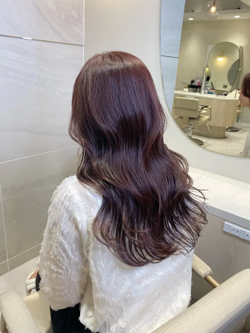 セミロング カラー ブラウンカラー ピンクカラー ピンクブラウン 髪質改善 レイヤーカット カット ヘアカラー トリートメント 透明感カラー🌿 グレージュ🐺陽介のヘアスタイル