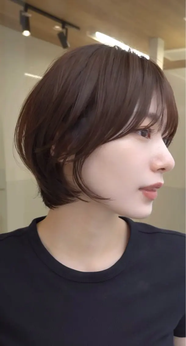 ショート カラー ヘアアレンジ キッズ ショートヘア 栄💗レイヤー｜ショ ートカット｜haruのヘアスタイル
