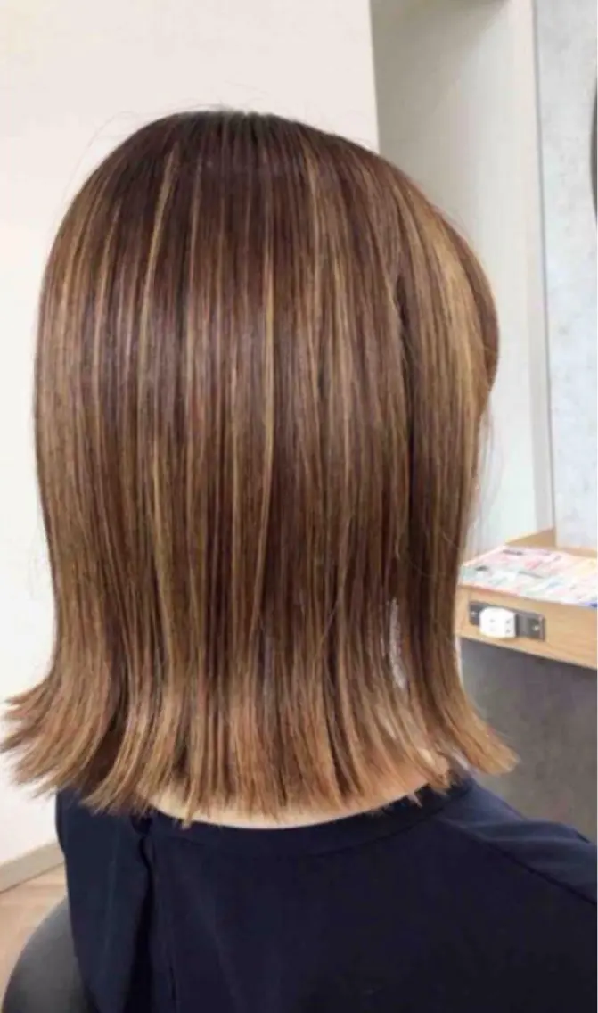 セミロング せと みずは プロフ必読のヘアスタイル