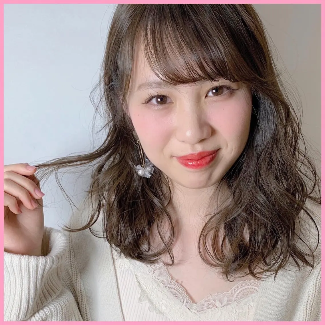 ロング 澤村 志織のヘアスタイル