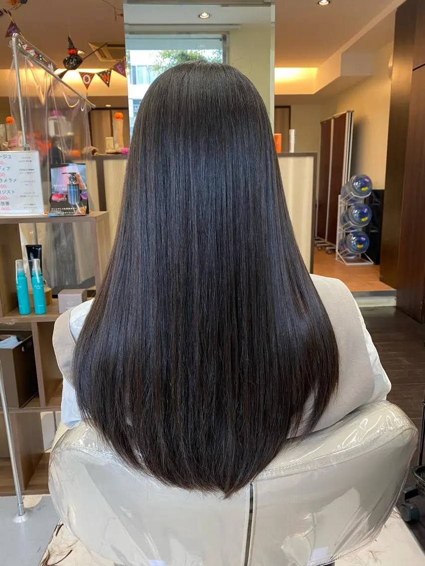 【4・5月限定クーポン】クセをしっかり伸ばしたいあなた✨似合わせカット➕プレミアム縮毛矯正➕トリートメントの写真