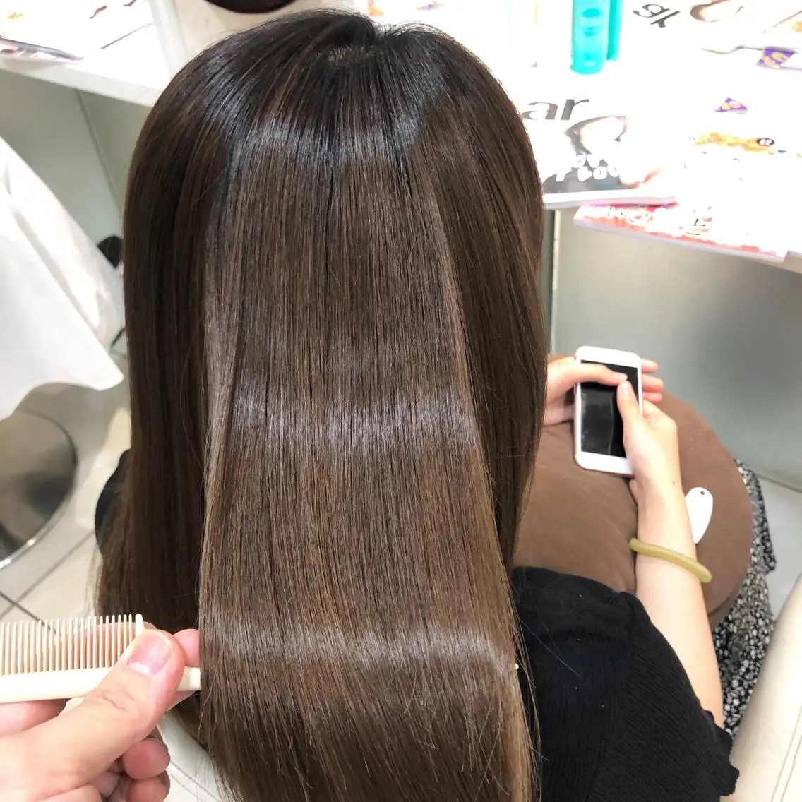 ❤️カット+ぷる艶カラー+プラチナトリートメント❤️の写真