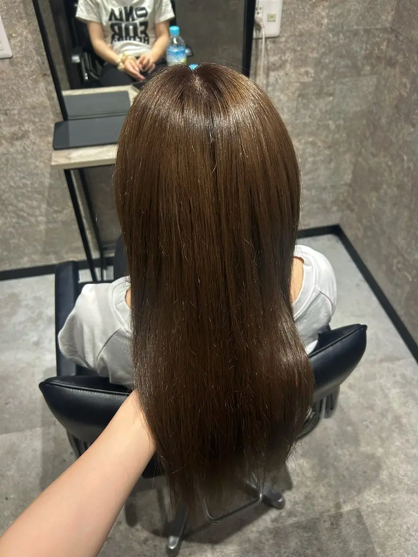 ロング ヘアカラー トリートメント カラーモデル募集中 ✨hinahaのヘアスタイル