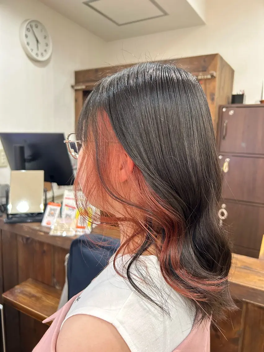 【⟡˖·格安⟡˖·】ポイントブリーチ✨¥5500でご案内🍒インナー、イヤリングのみ🐰の写真