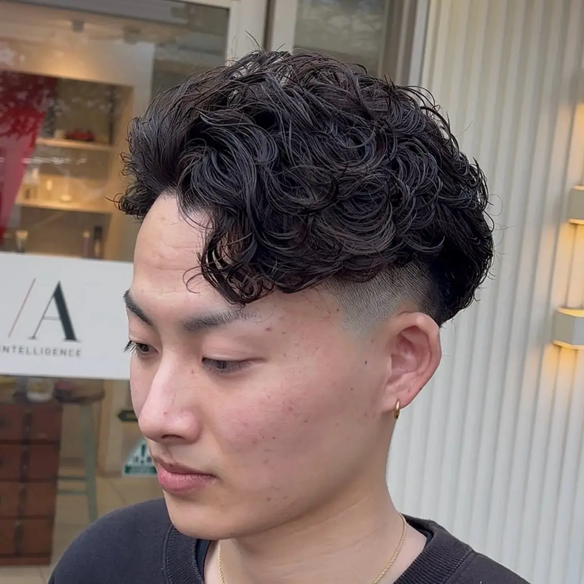 ショート パーマ 米谷 理玖のヘアスタイル