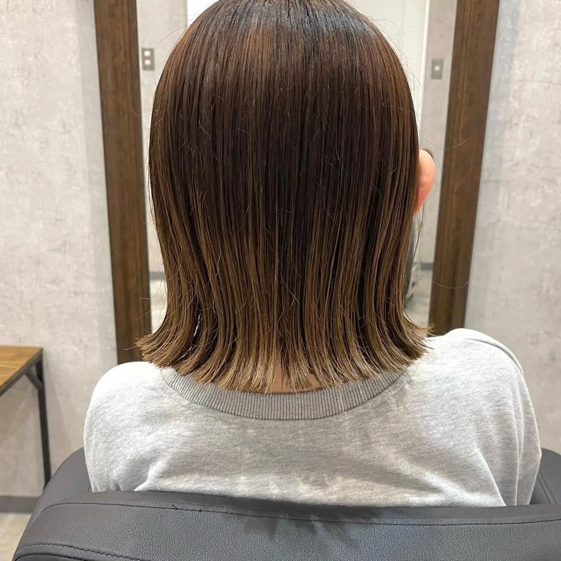 セミロング カラー ヘアアレンジ カット トリートメント ヘッドスパ 🌻あいり merci.🌻のヘアスタイル