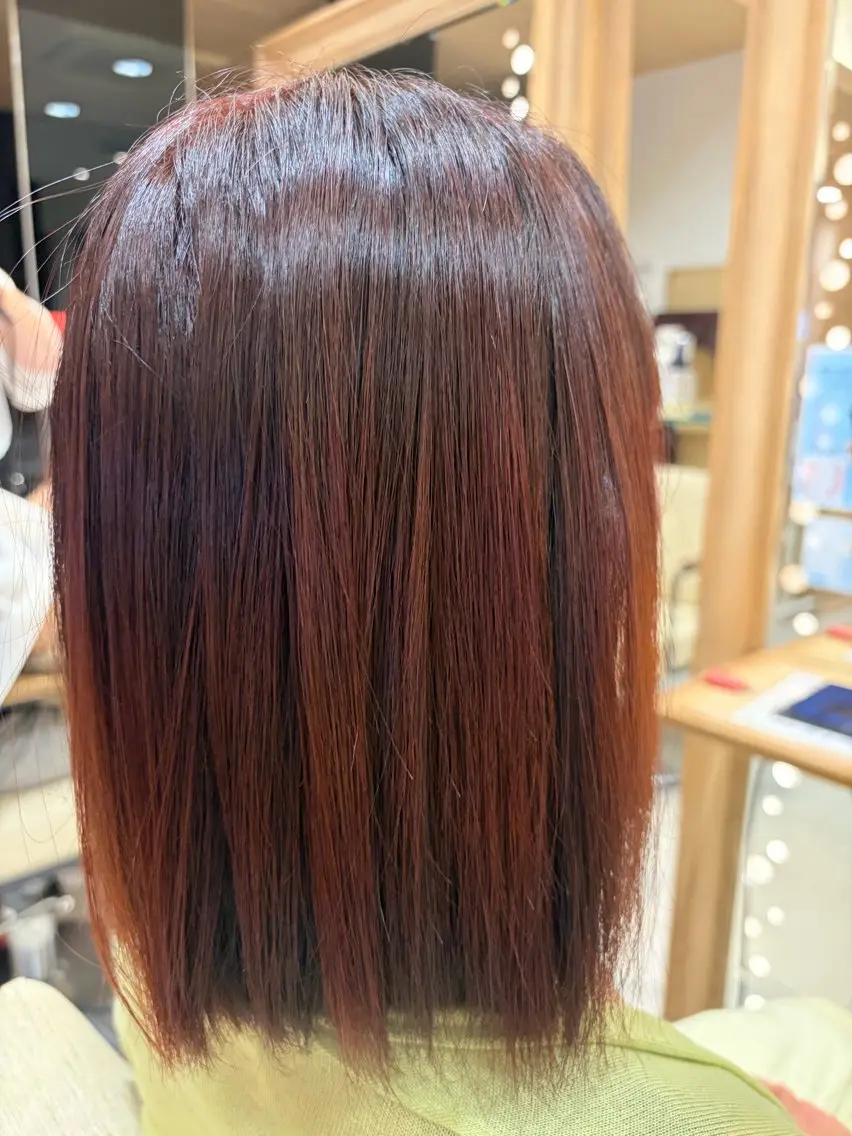ミディアム カラー ヘアカラー ブリーチෆハイトー ンカラー☾runaのヘアスタイル