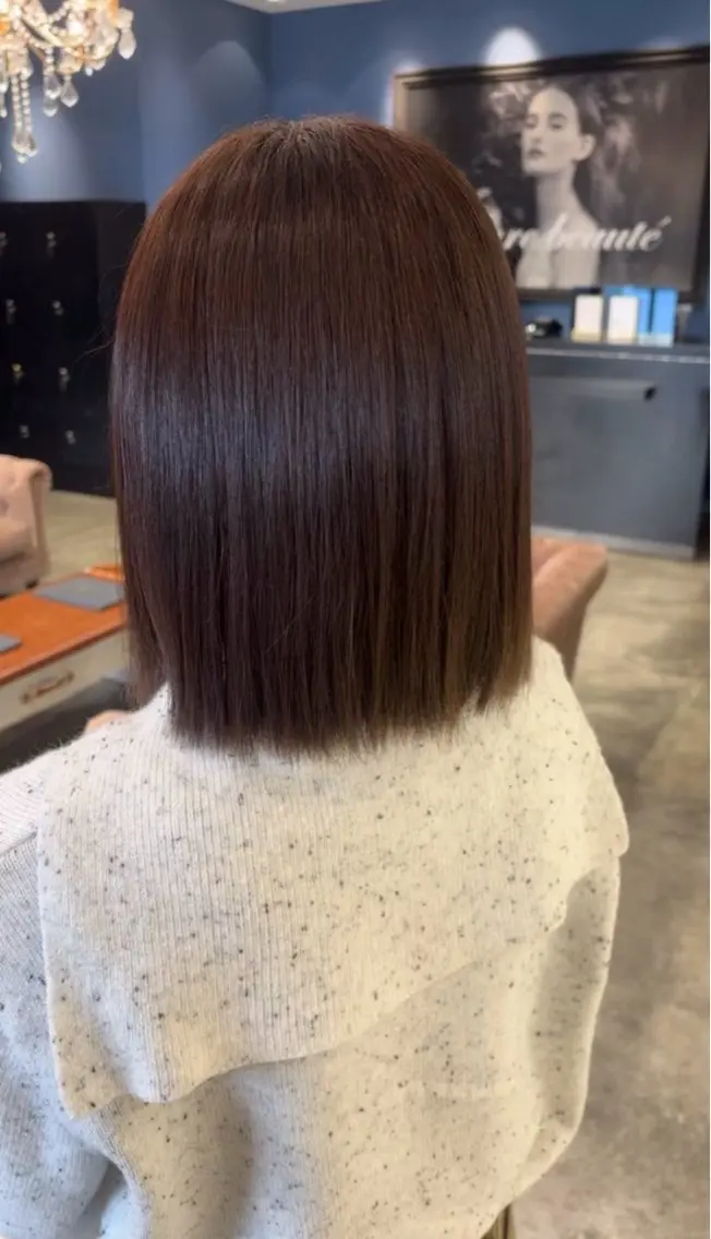 ショート ヘアカラー Earth 富山婦中 エクステモデル募集中のヘアスタイル