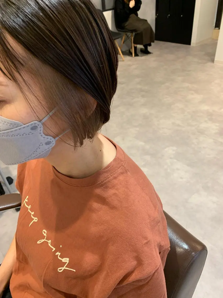 お洒落🤎カット＋インナーカラー(ケアブリーチ1回込み)の写真