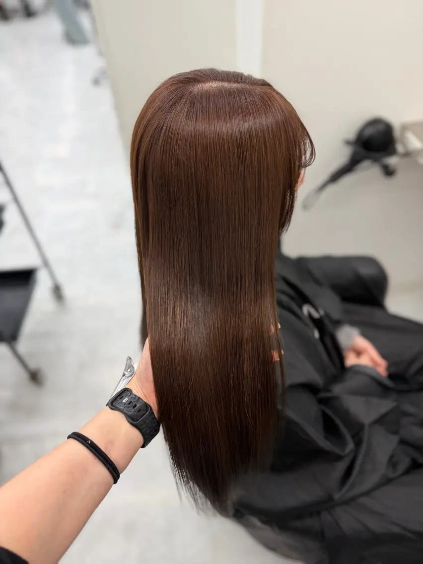 カラー ヘアカラー トリートメント 透明感カラー🎀艶髪 Anju/渋谷🎀のヘアスタイル
