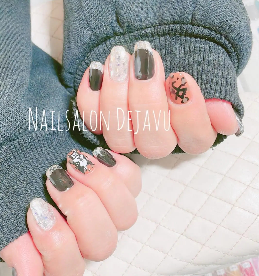 ネイル アートネイル 春ネイル Nail salon Dejavu 🌿のネイルデザイン