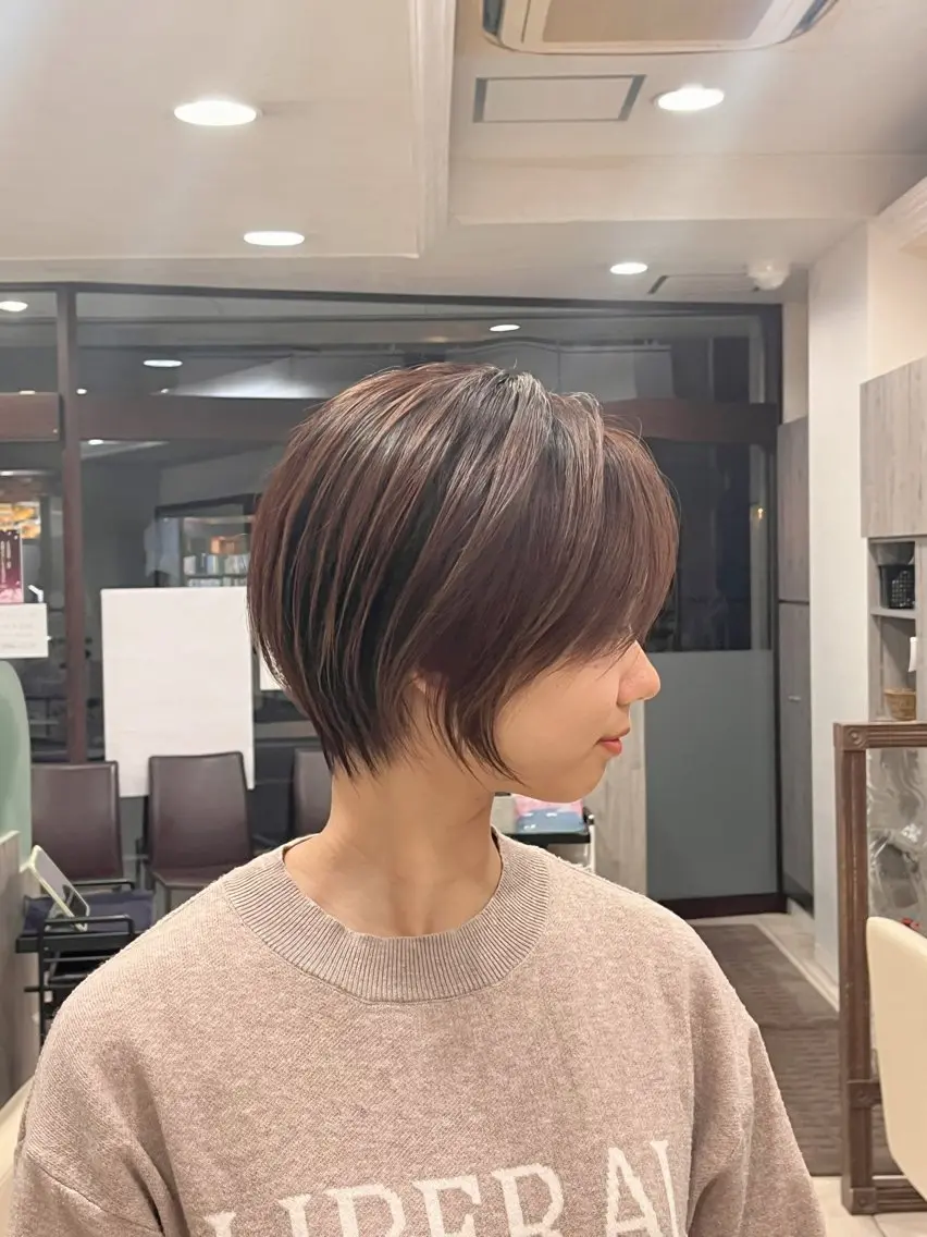ショート ヘアカラー トリートメント 《大人気髪質改善》 プログレス国分寺店のヘアスタイル