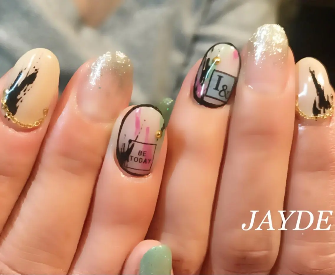 ネイル アートネイル カジュアル JAYDE ジェイドのマツエク・マツパデザイン