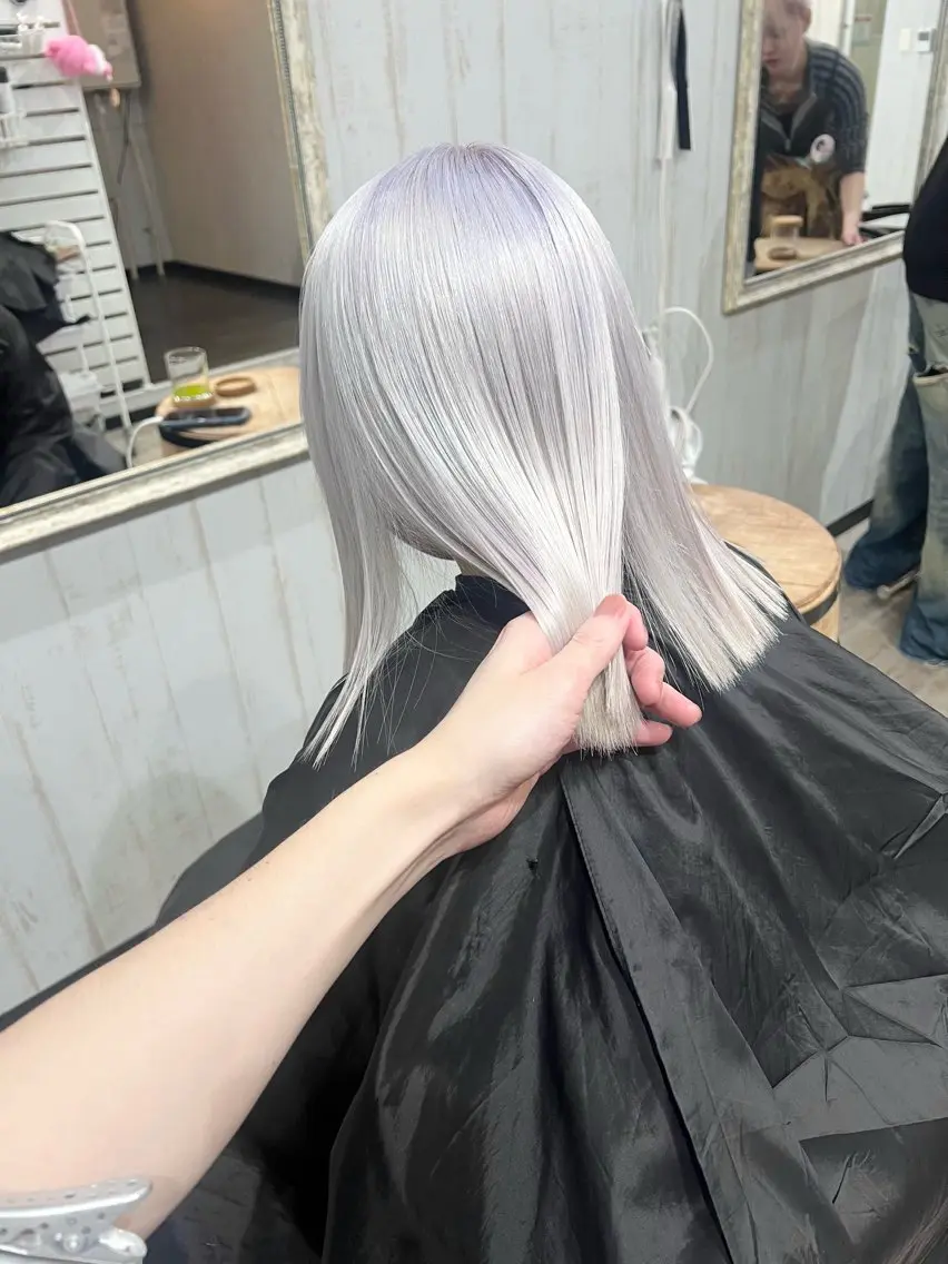 【✨当日限定✨】艶髪ケアブリーチ＋透明感ケアカラー＋内部補修トリートメント✨の写真
