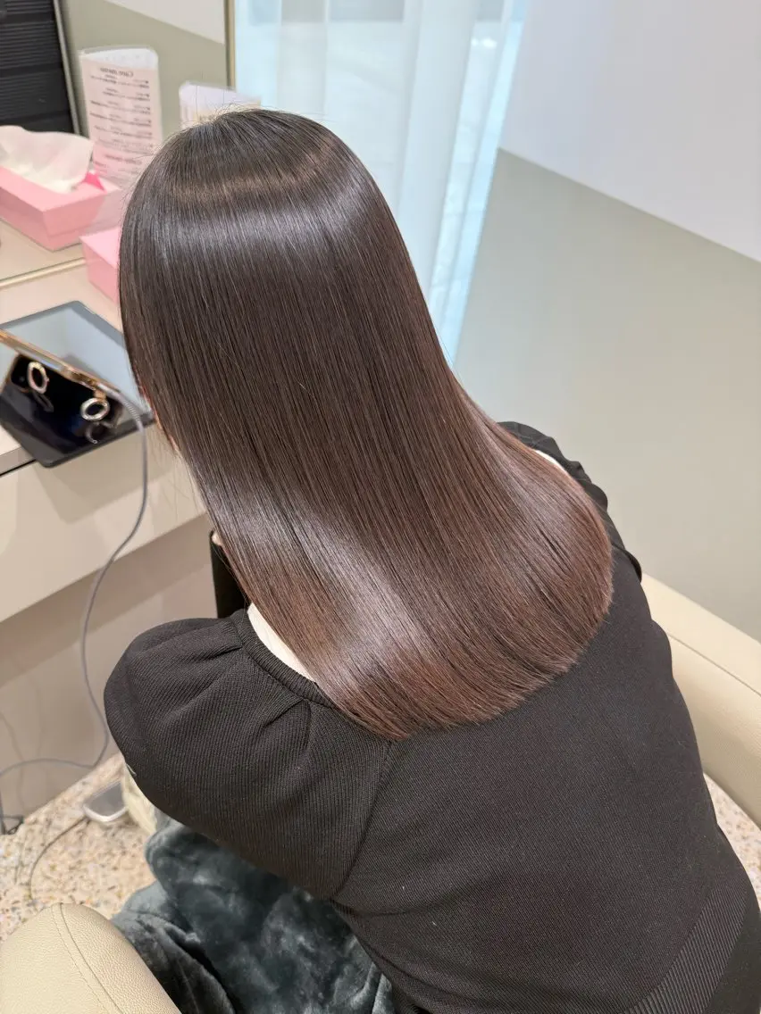 ロング カット ヘアカラー 縮毛矯正 トリートメント 髪質改善✨ RYOTAのヘアスタイル