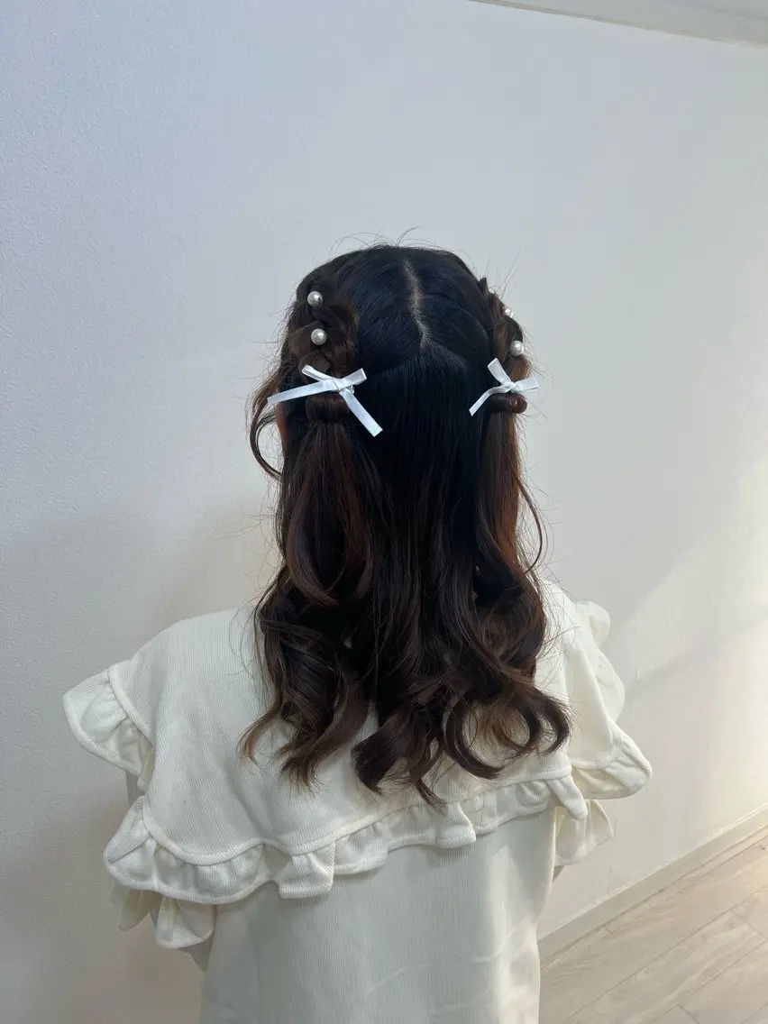 ロング ヘアアレンジ 大羅 海比のヘアスタイル