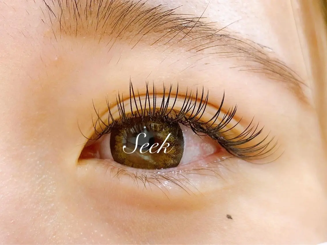 マツエク・マツパ Cカール Dカール フラットラッシュ マツエク Seek lash&browのエステ・リラクイメージ