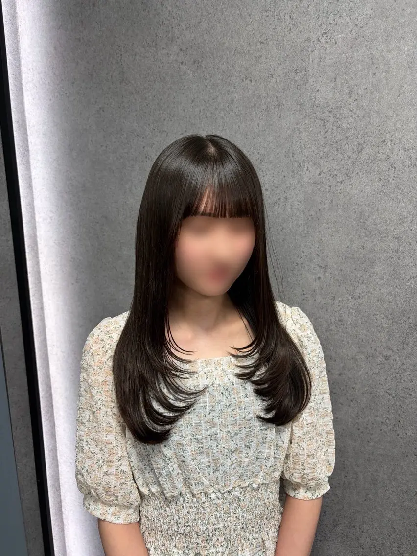 ロング 窪田 琉空のヘアスタイル