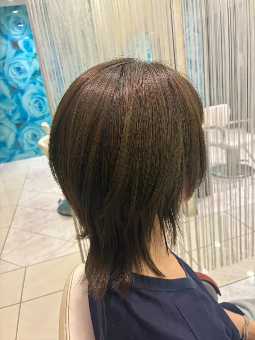 ミディアム ヘアカラー トリートメント 至福の時間を❤️ かめいまゆのヘアスタイル