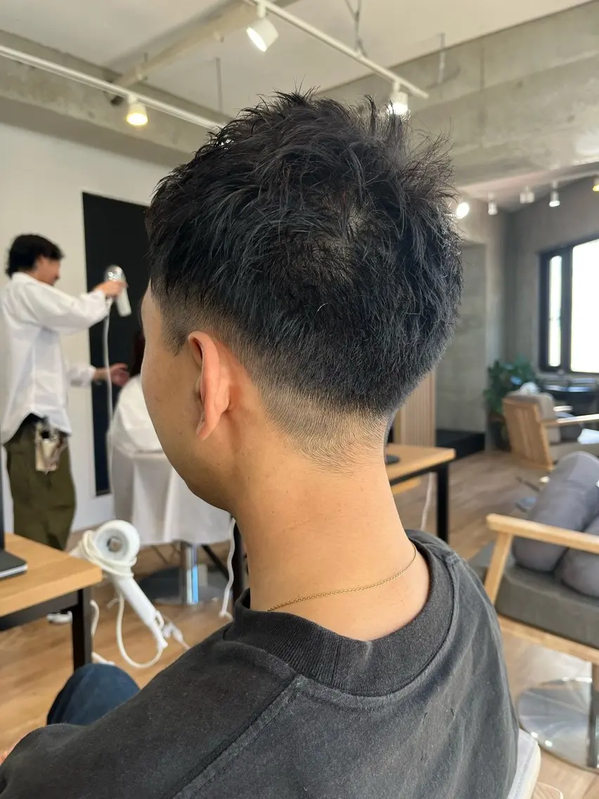 メンズ限定カット+パーマの写真