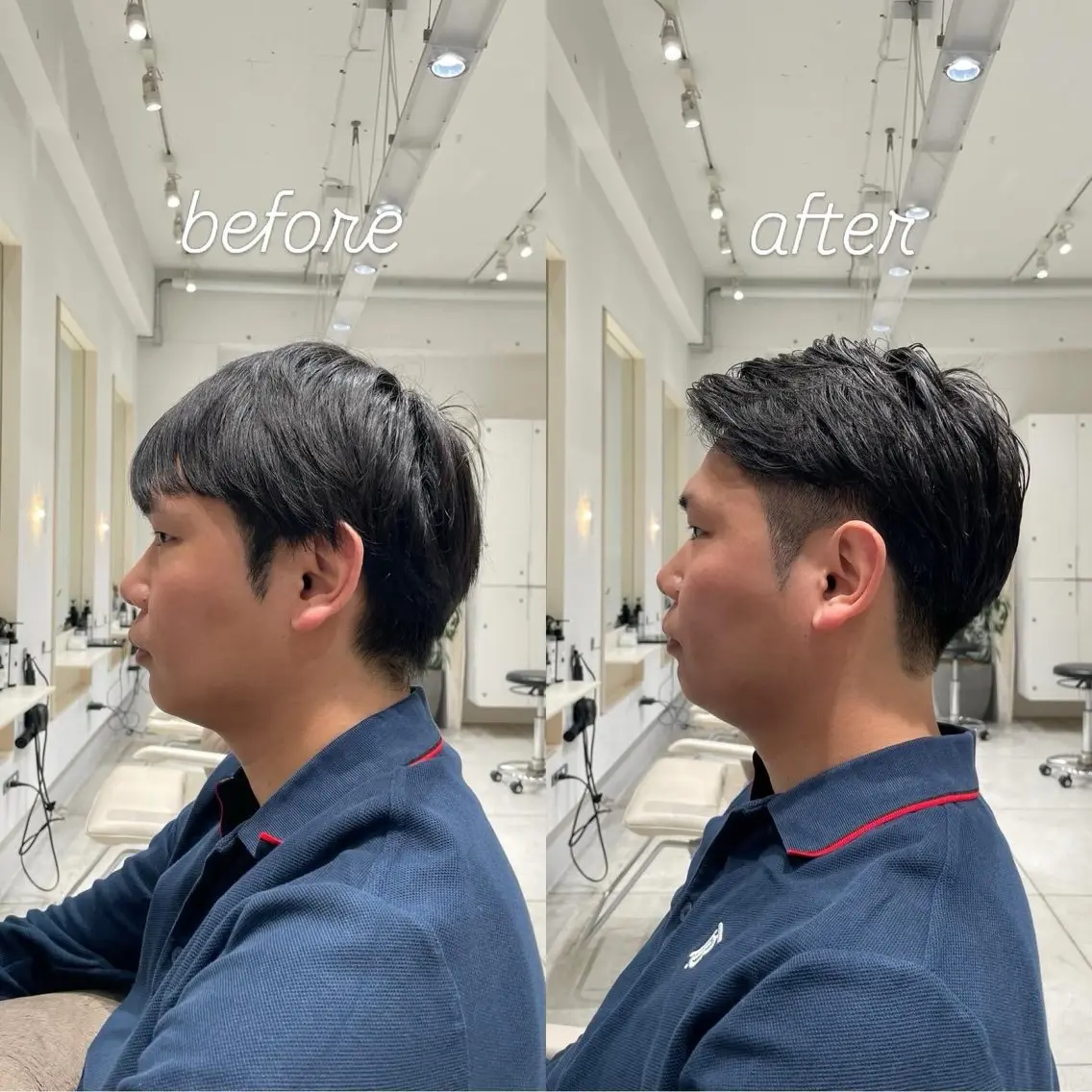ショート メンズ ブリ—チ🎨パ—マ 🌿表参道ちえ🌿のヘアスタイル