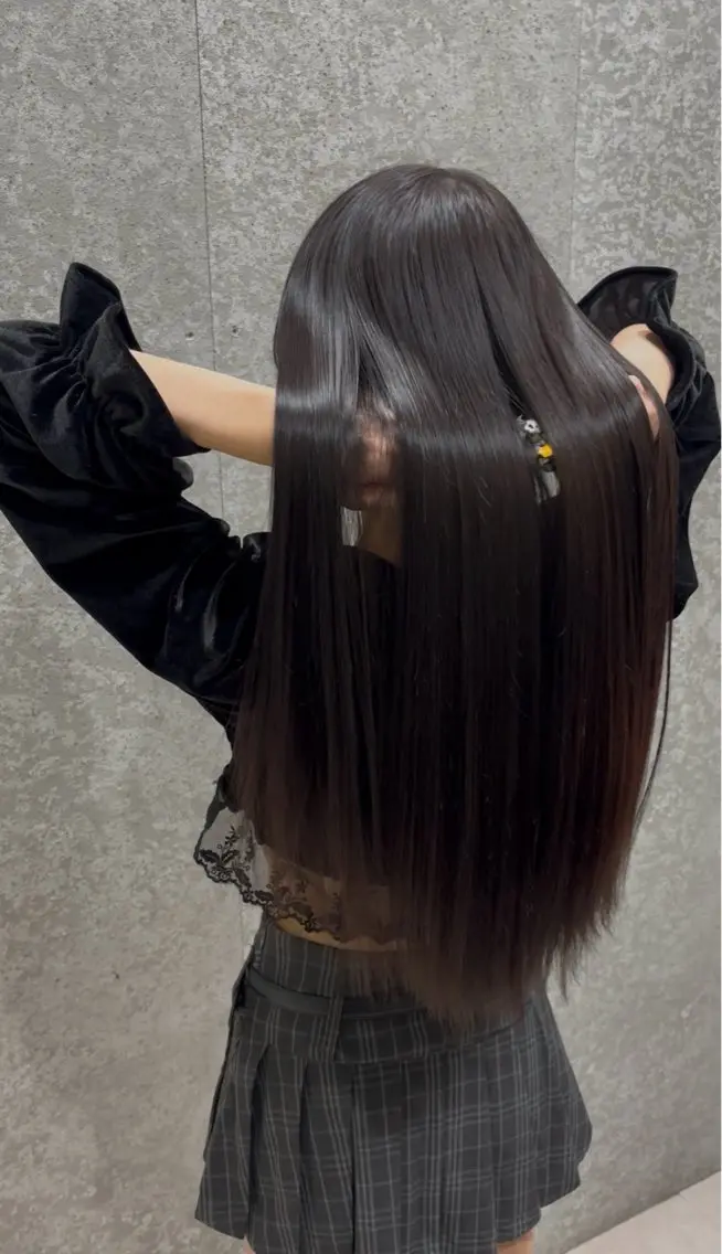 ミディアム 髪質改善 トリートメント カット トリートメント 髪質改善ヘアケア 艶髪特化/上田のヘアスタイル