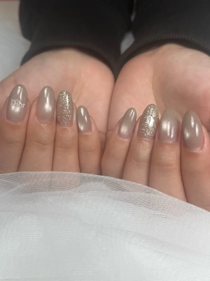ネイル 長さ出し フラッシュネイル フレンチネイル ジェルネイル 韓国ネイル ハンドネイル 愛 nailsalonのネイルデザイン