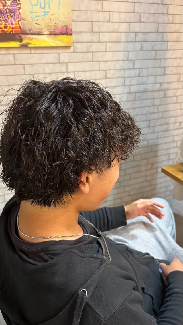 パーマ メンズ カット パーマ ツイスパ特化 TOSHIYAのヘアスタイル