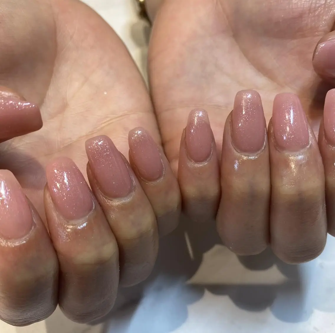 💅🩵ワンカラーネイル🩵(オフ込み)¥4400の写真