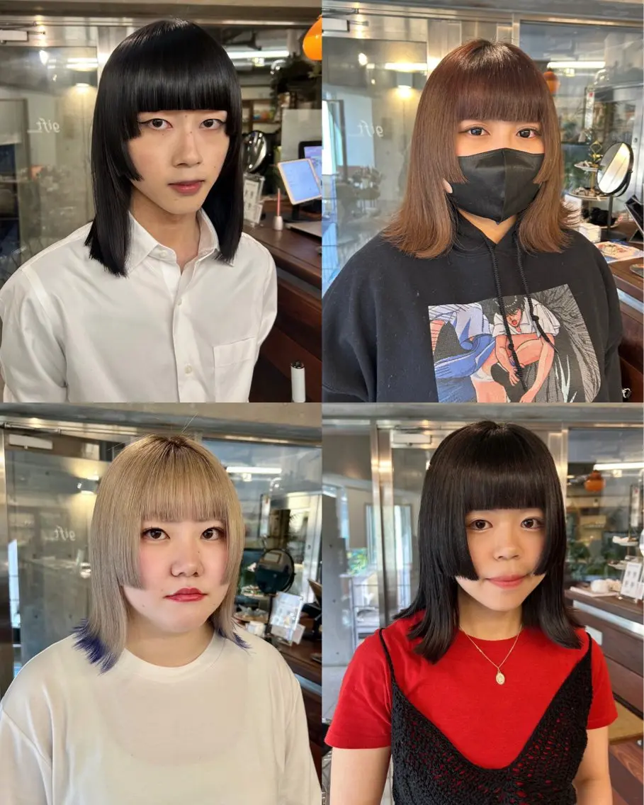 ミディアム 姫カット 土屋かすみ✁︎. ꙳ 姫カットのヘアスタイル