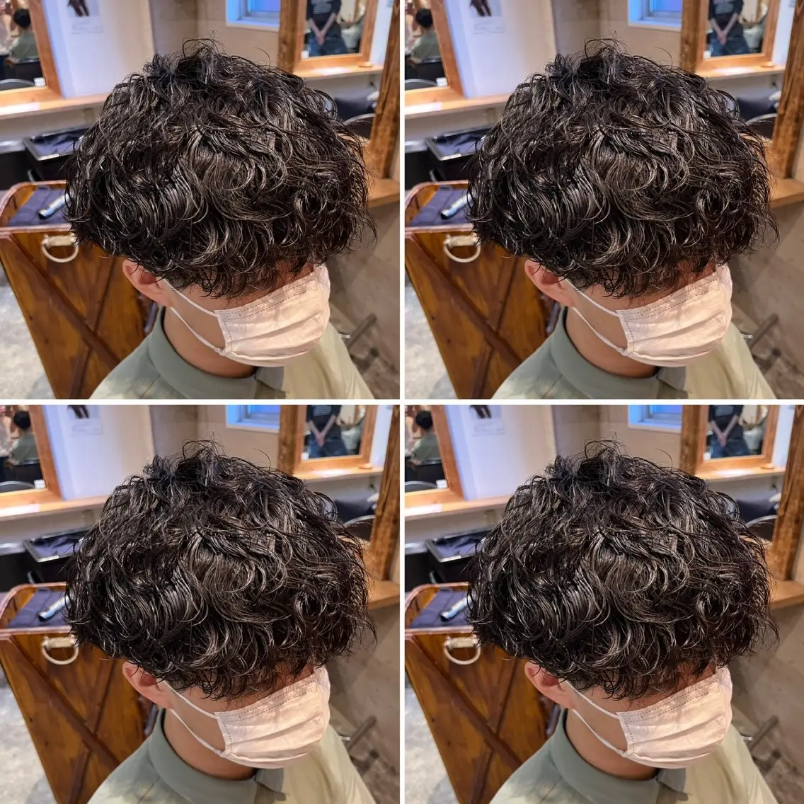 パーマ メンズ カット パーマ トリートメント ヘアセット メンズパーマ特化 望月謙二郎のヘアスタイル