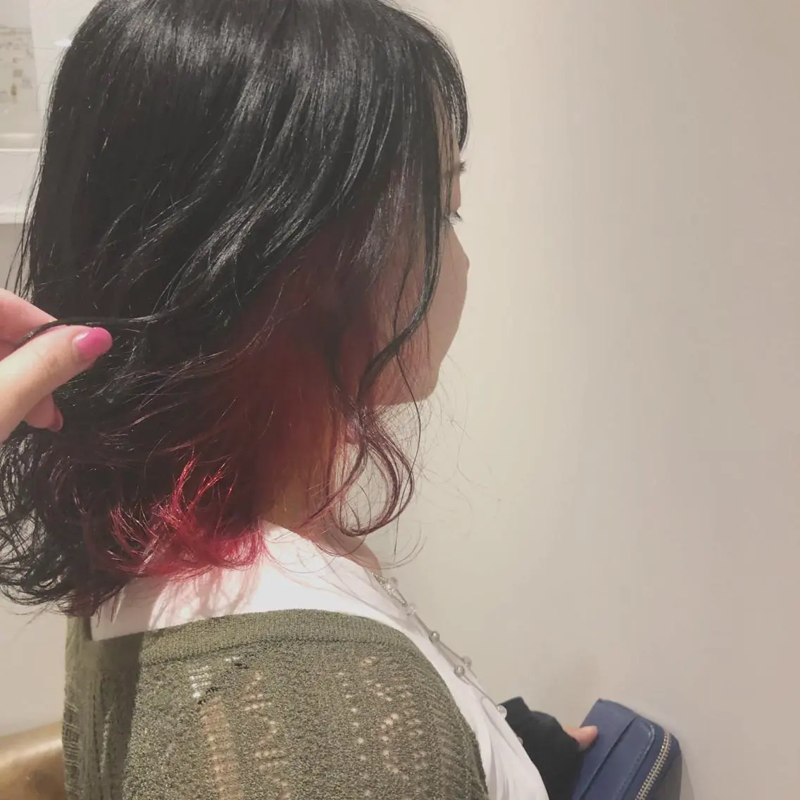 ミディアム カラー cherir髪質改善 パーソナルカラー診断のヘアスタイル