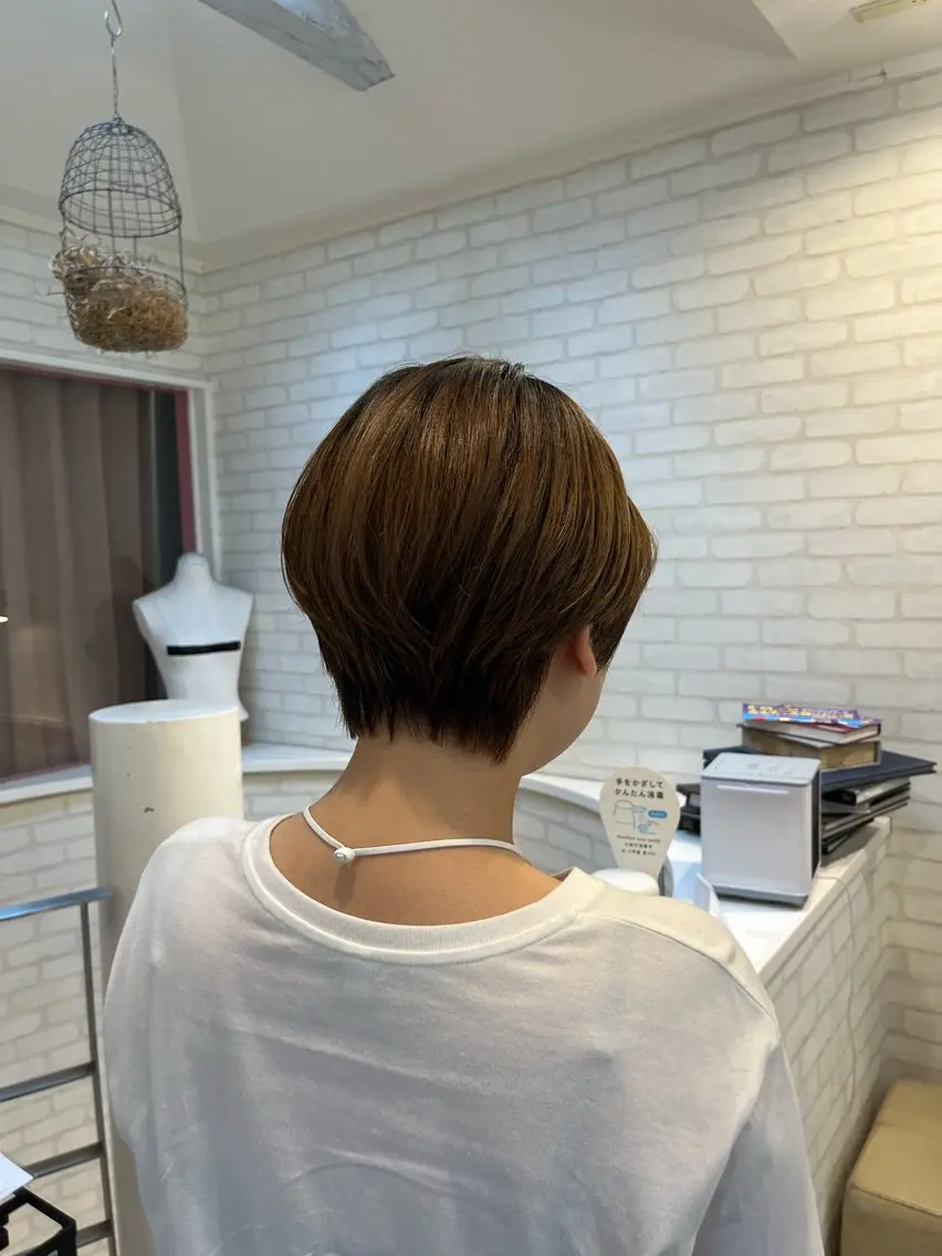 ショート ショートヘア カット 阿部 うららのヘアスタイル