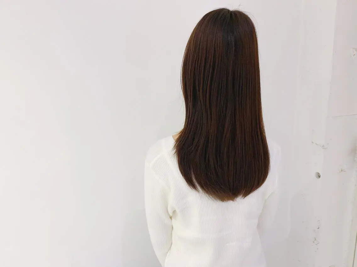 ミディアム カラー カット ヘアカラー トリートメント タカハシ ハヤトのヘアスタイル