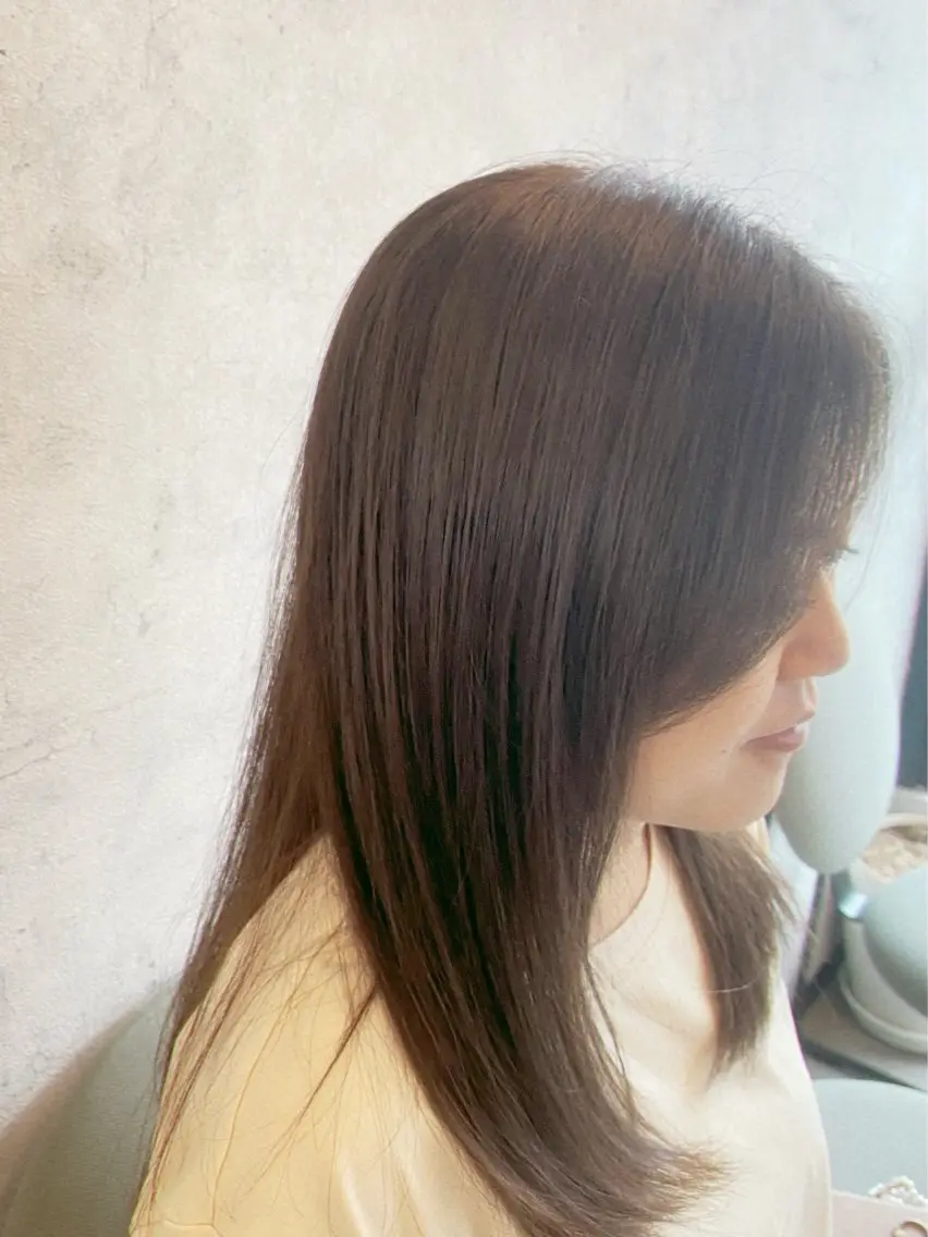 セミロング 似合わせカット ひばりヶ丘美容室 カット石井里佳のヘアスタイル