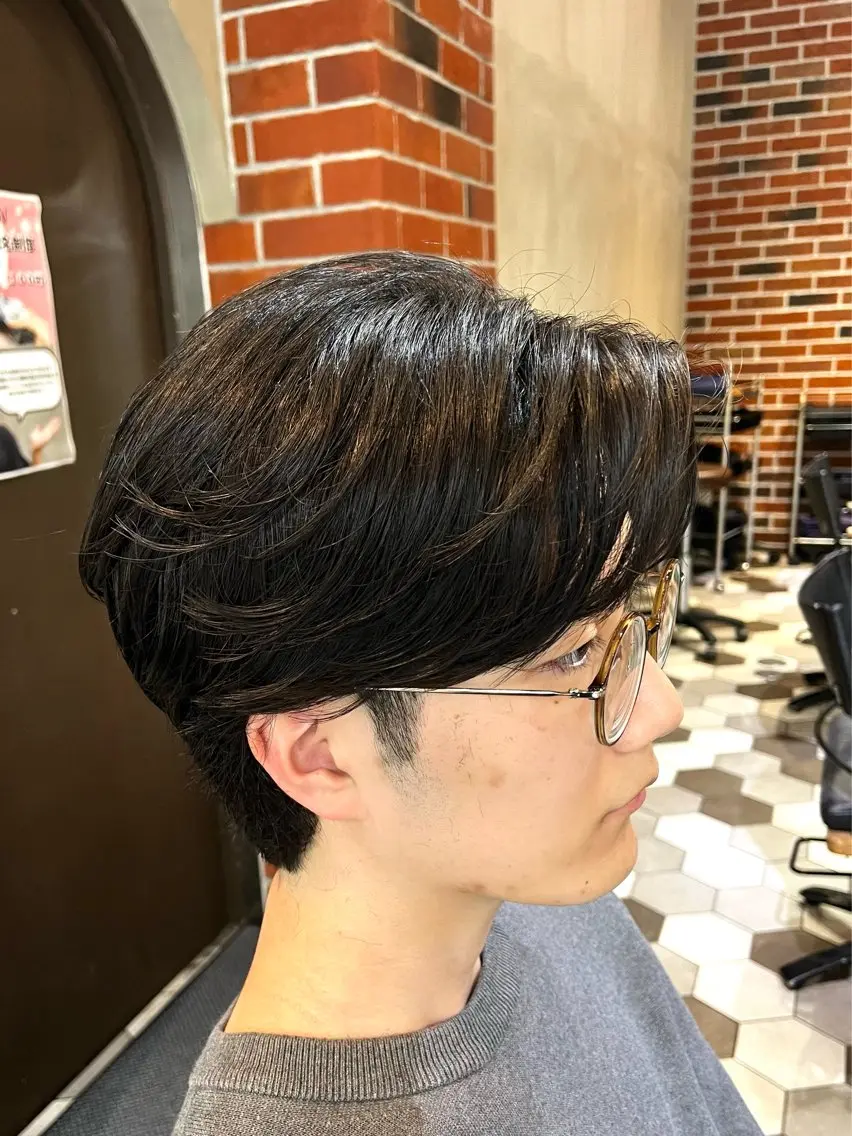 ショート パーマ メンズ 梅田/メンズ専門 /加地光尊のヘアスタイル