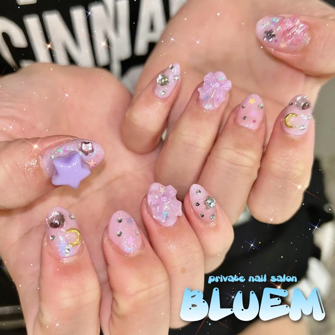 ネイル ハンドネイル BLUEM なな🐶のネイルデザイン