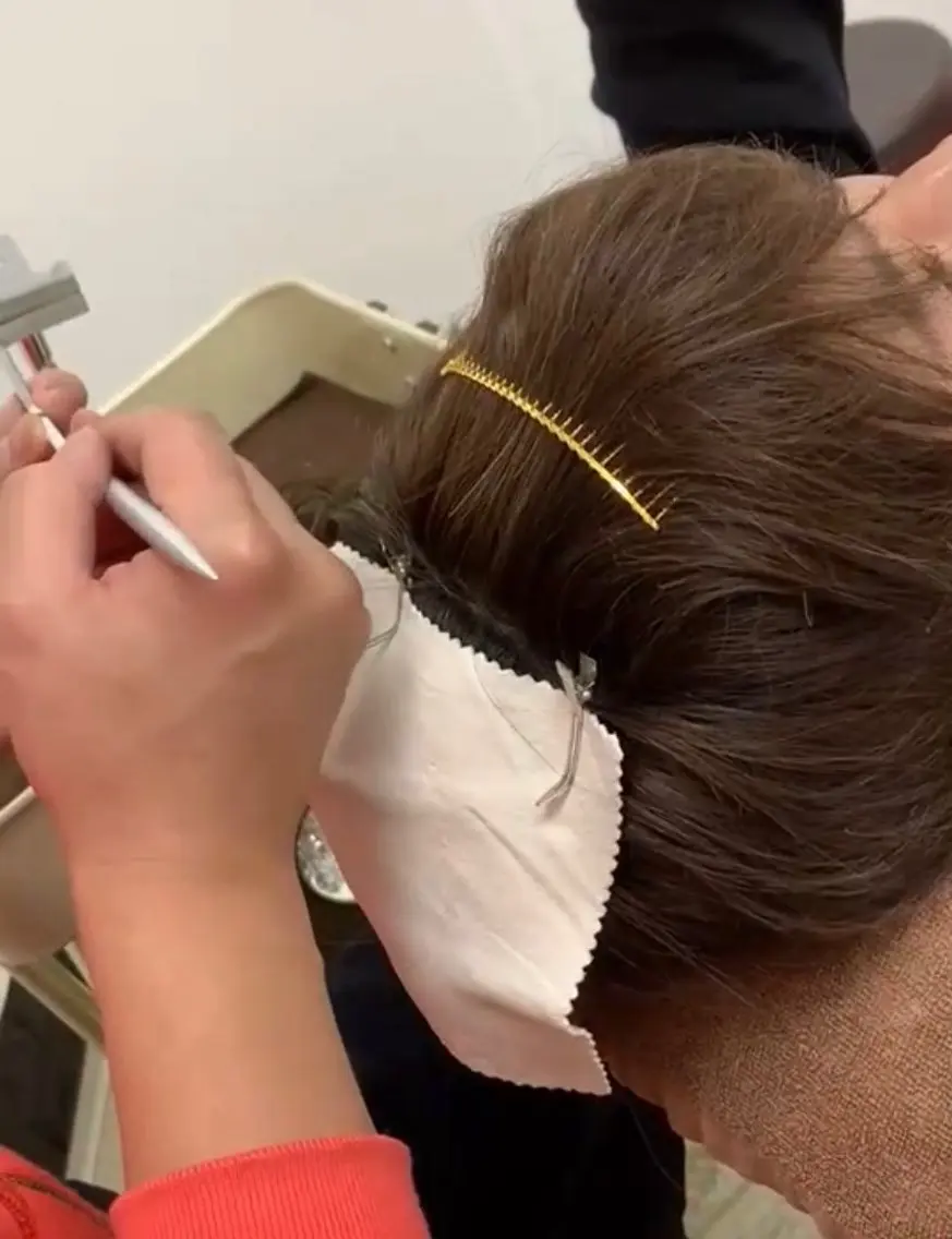 増毛エクステ　お試し200本の写真