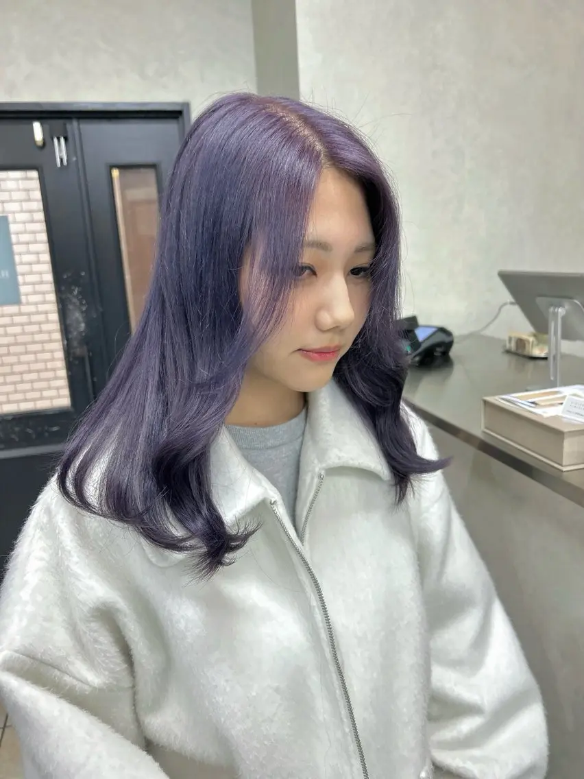 ロング ヘアカラー ハイトーン髪質改善 🫧大阪/kanonのヘアスタイル