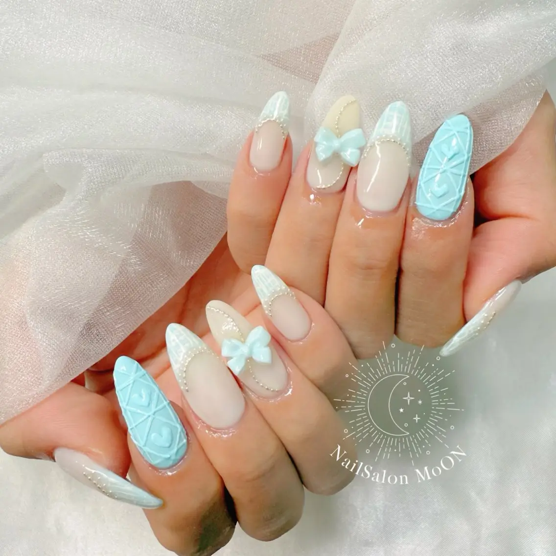 ネイル ハンドネイル ハンドケア MoON...❤︎ MeGuのネイルデザイン