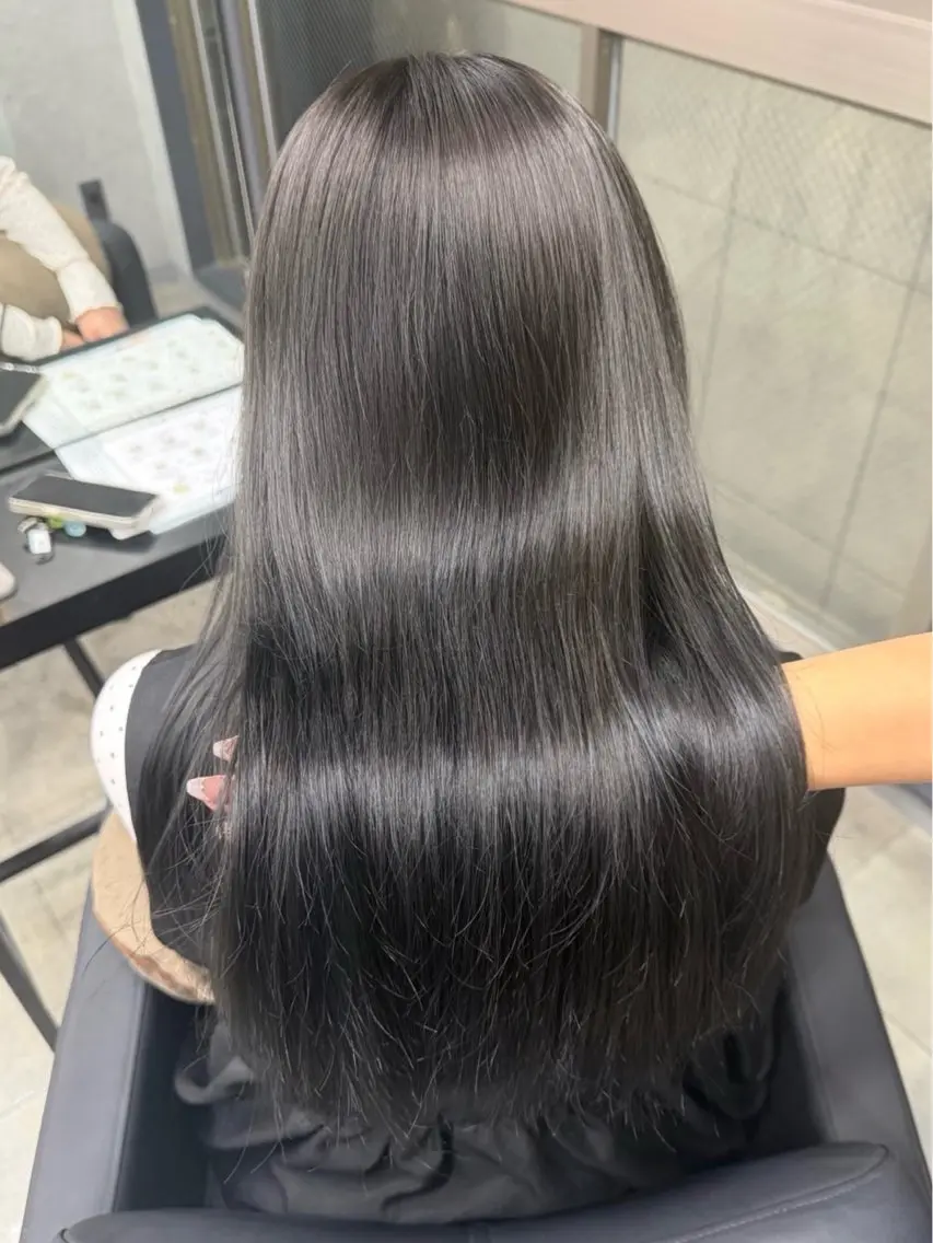 カラー りこ / 透明感カラー🎀🫧のヘアスタイル