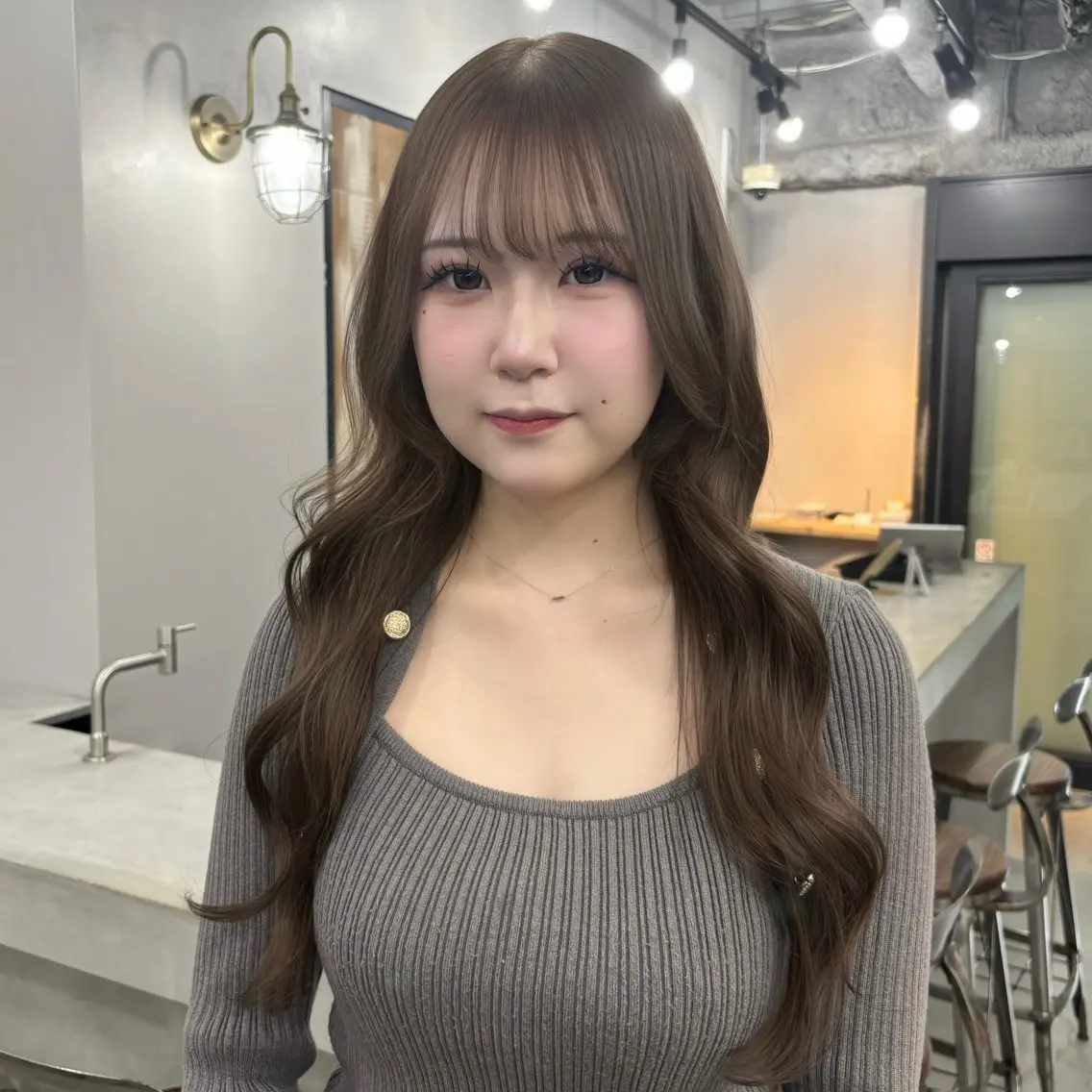 ロング カラー ヘアカラー 艶髪／韓国ヘア🎀 Kanon︎︎⁺.のヘアスタイル