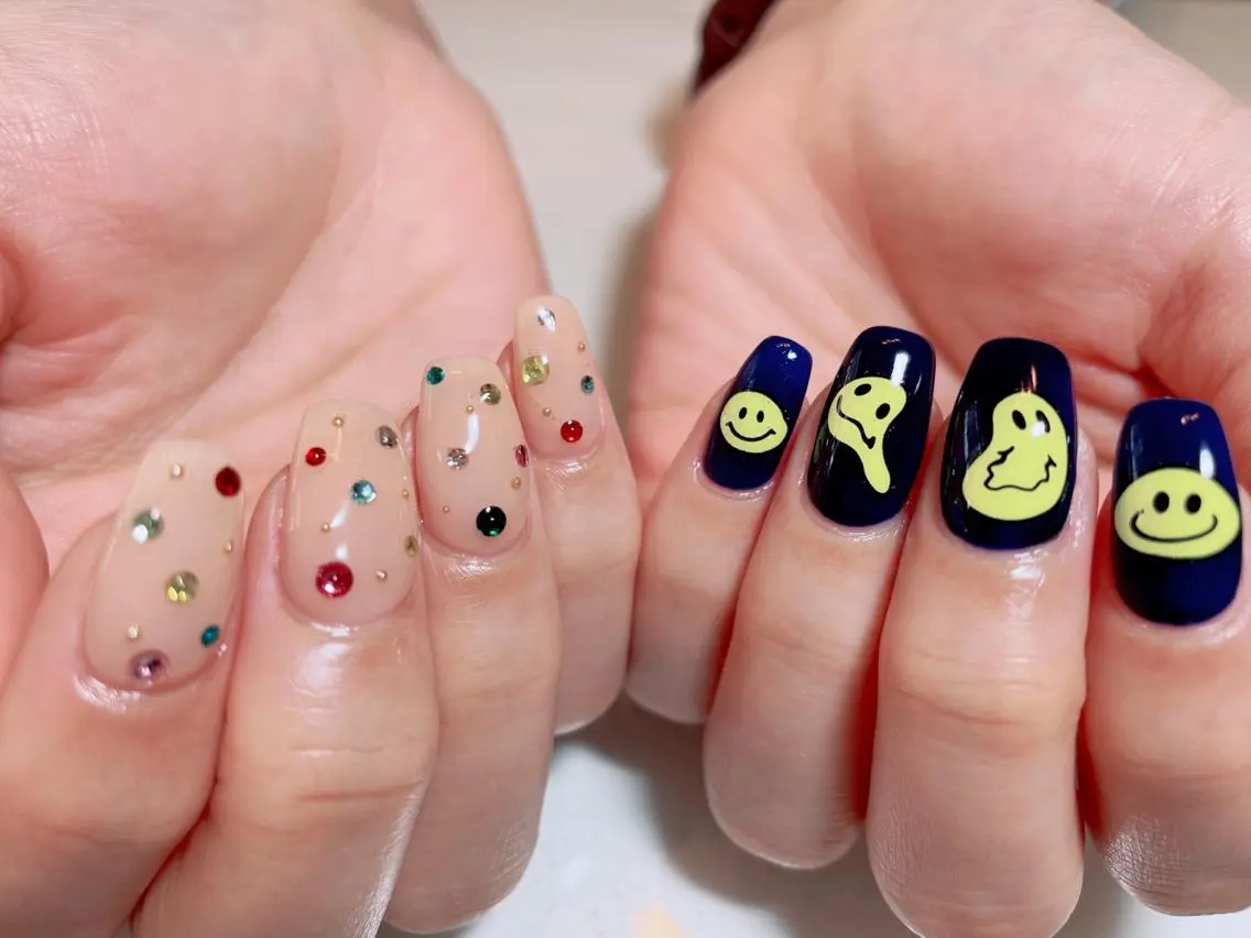 ネイル ジェルネイル マットネイル ミラーネイル ニュアンスネイル オフィスネイル ハンドネイル nail salon ラピスラズリのネイルデザイン